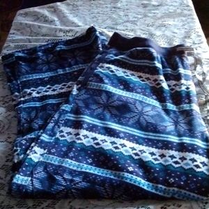 Nautica warm and fuzzy lounge pants size large